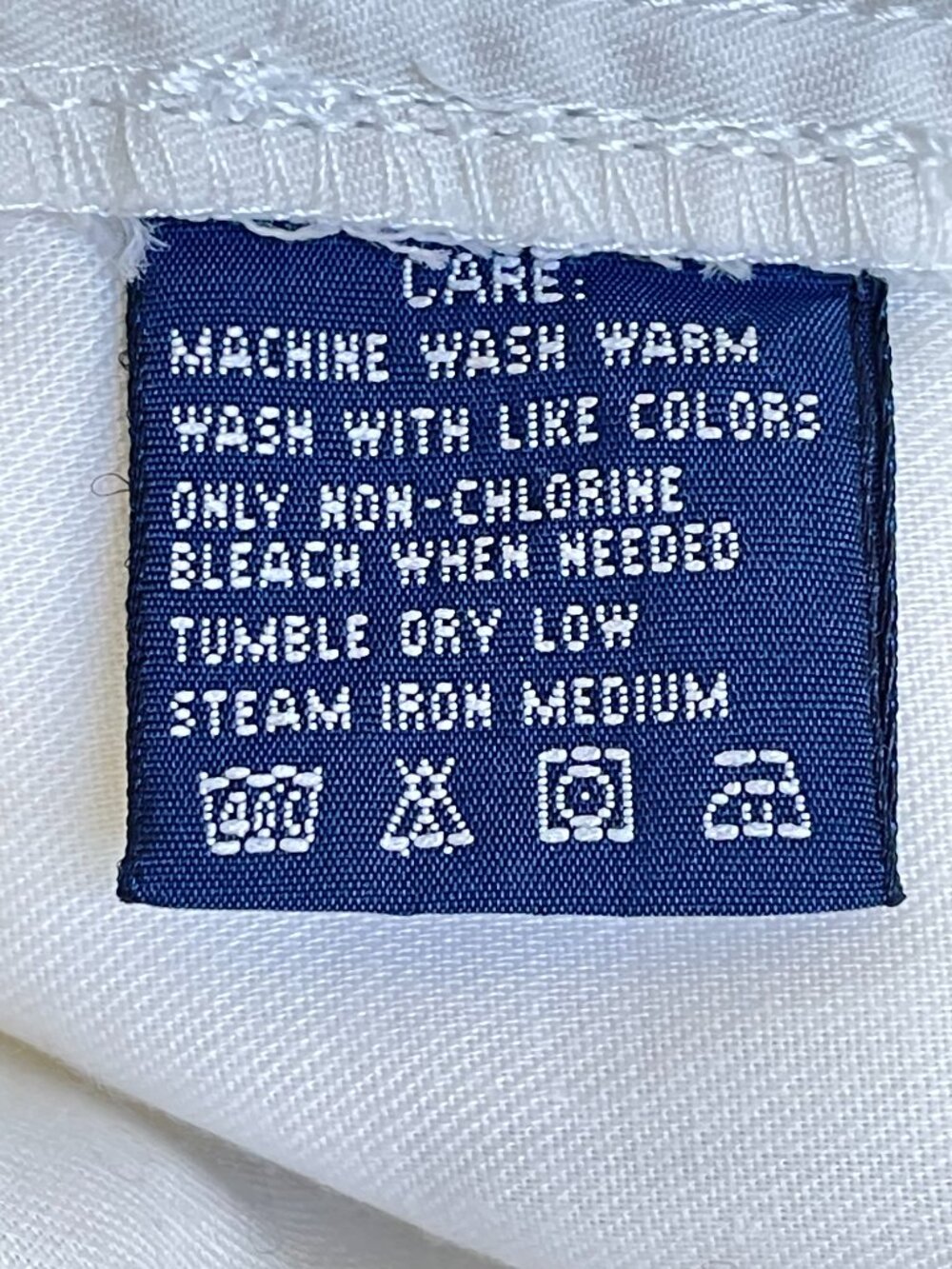 Ralph Lauren White Wide Leg Cotton Sailor Pants Nautical Size 8 - Picture 10 of 11
